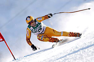Osborne-Paradis na trasie w Wengen, fot. Rossignol
