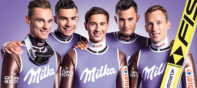 Milka nowym sponsorem Polskiej Reprezentacji Skoczków Narciarskich "Sercem z naszymi"!
