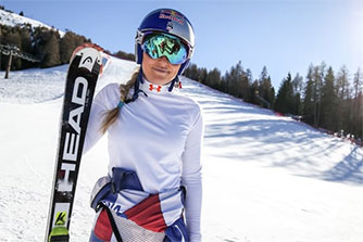 Lindsey Vonn zadowolona z treningów w Alpe Cimbra