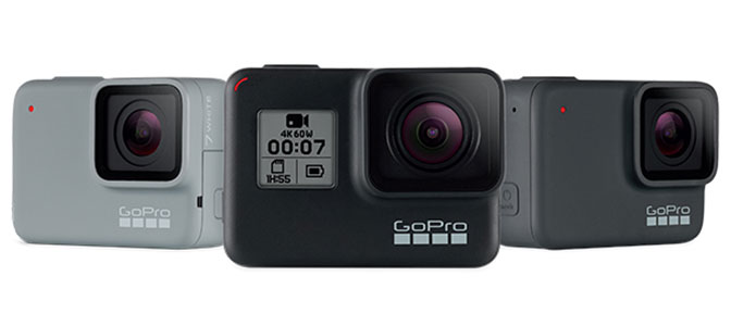 GoPro w siódmej serii kamer HERO przygotowało 3 wersje technologiczne