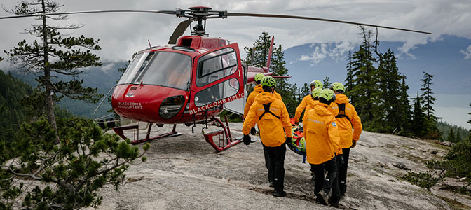Helly Hansen prezentuje historie ratowników górskich z Kanady i Norwegii