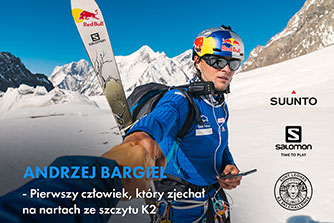 Andrzej Bargiel zjechał na nartach z K2 fot. Marek Ogień