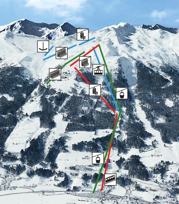 Dolinie Gastein - nowa kolej Schlossalmbahn