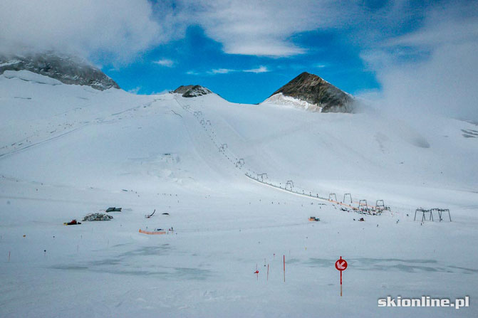 Lodowiec Hintertux - narty z głową w chmurach