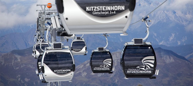 Nowa gondola na lodowcu Kitzsteinhorn