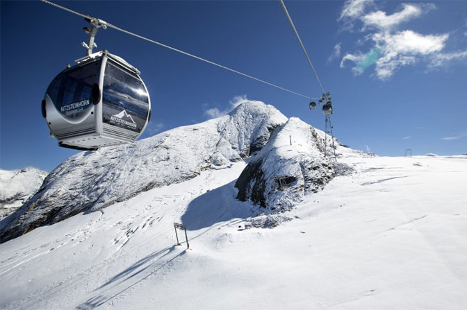 Nowa gondola na lodowcu Kitzsteinhorn