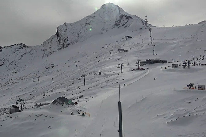 Kitzsteinhorn - aktualny widok z kamery