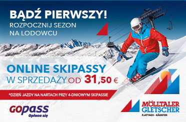 Sezon na lodowcu Mölltaler otwarty, a z nim specjalne ceny dla posiadaczy GOPASS
