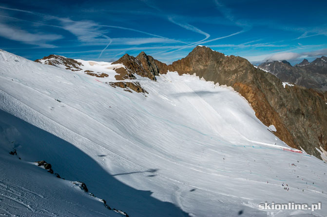 Trasy na lodowcu Pitztal fot. J.Ciszak