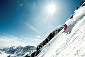 Zawody freeride w dolinie Stubai