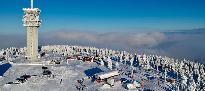 Narty na Klinovcu, czyli Czechy trochę inaczej