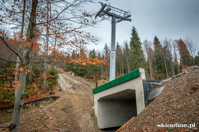 Beskid Sport Arena - tunel pod czarną trasą