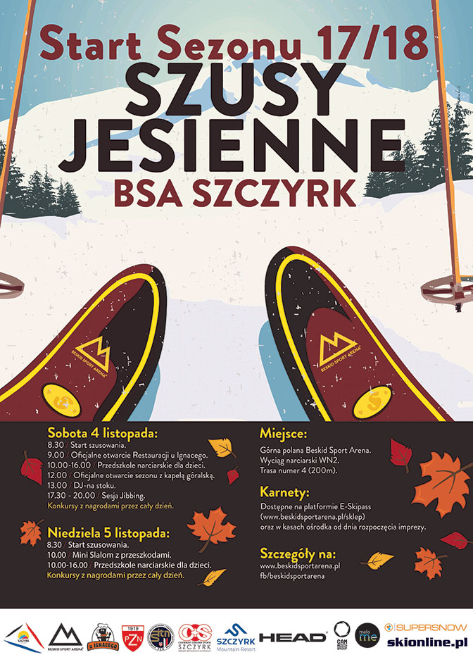 Beskid Sport Arena w Szczyrku rozpoczyna sezon zimowy 17/18