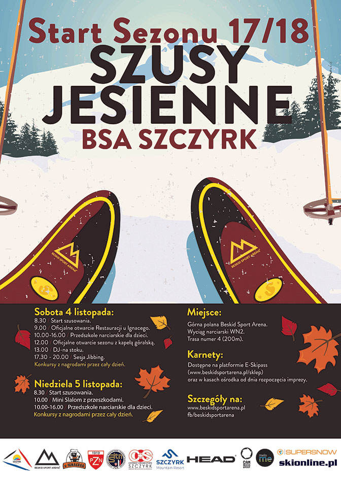 Beskid Sport Arena w Szczyrku rozpoczyna sezon zimowy 17/18 Beskid Sport Arena w Szczyrku rozpoczyna sezon zimowy 17/18