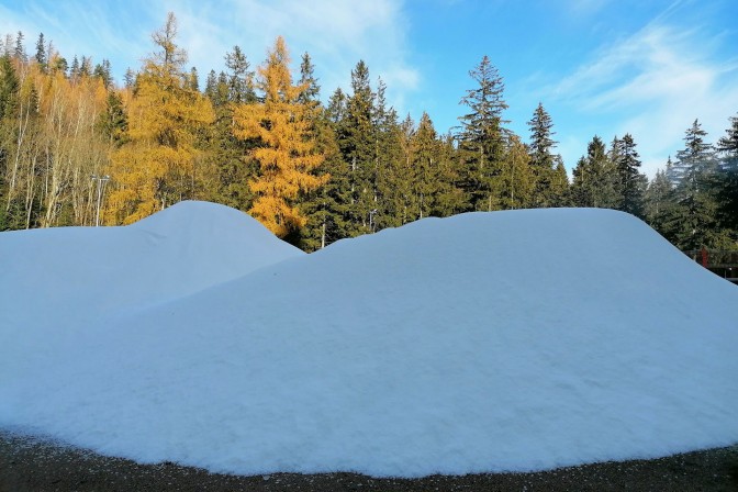 W Karpaczu ruszyła produkcja śniegu