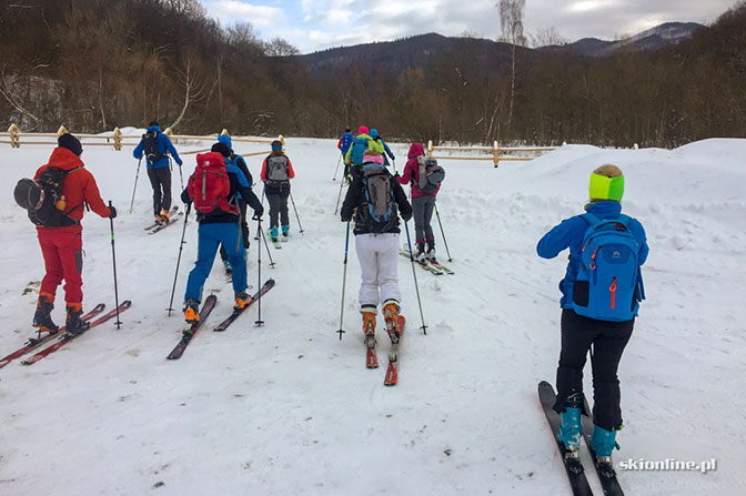 Skiturowo na Tarnicę fot. J.Ciszak Skiturowo na Tarnicę fot. J.Ciszak