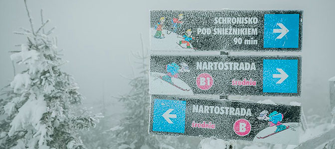 Warunki narciarskie we wschodniej części Sudetów
