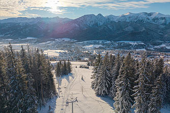 Podhalański duet – zimowa pocztówka z najlepszym widokiem na Tatry!