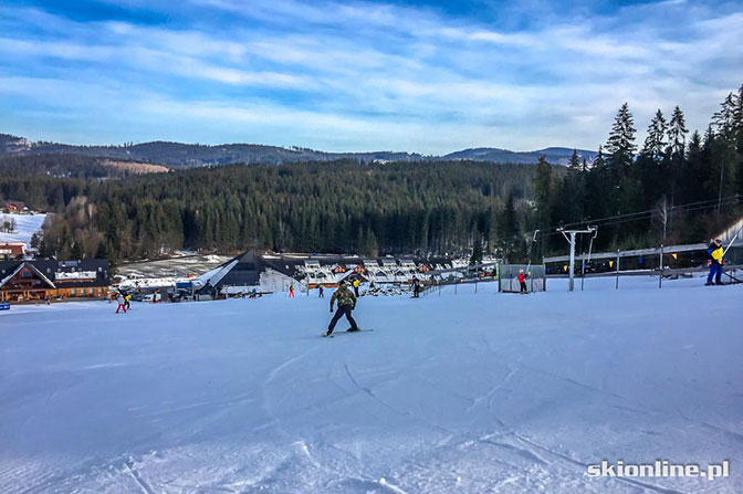 Korzystny mikroklimat w Istebnej - warunki narciarskie na Zagroniu