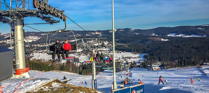 Korzystny mikroklimat w Istebnej - warunki narciarskie na Zagroniu