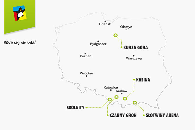 Ośrodki Grupy Pingwina Ośrodki Grupy Pingwina