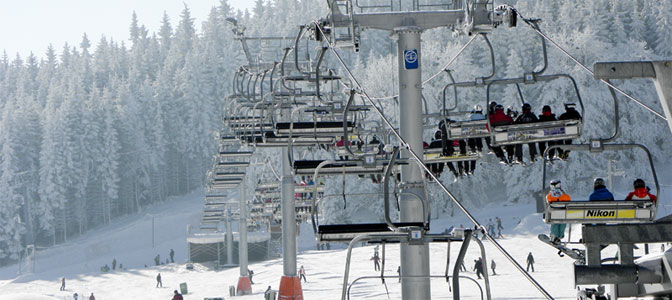 Zieleniec Ski Arena nowa inwestycja - kolei Tatrafilt SLF 4 fot.Tatralift