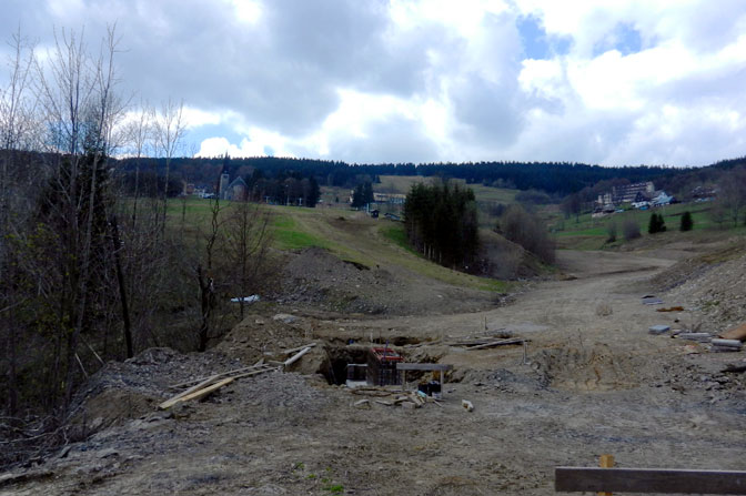 Zieleniec Ski Arena budowa nowej kolei Tatrafilt SLF 4 Zieleniec Ski Arena budowa nowej kolei Tatrafilt SLF 4