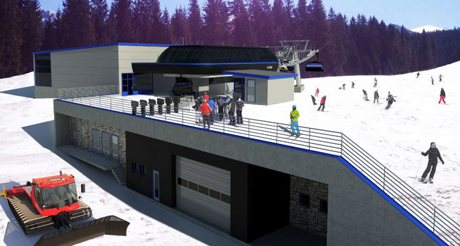 Nowa 6-osobowa kolejka krzesełkowa w rejonie Lucky Nowa 6-osobowa kolejka krzesełkowa w rejonie Lucky