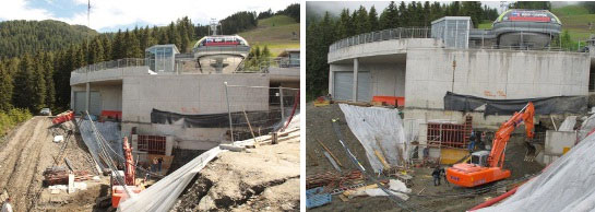 Budowa gondoli Ried fot. Kronplatz