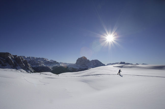 Biegiem na nartach przez Południowy Tyrol