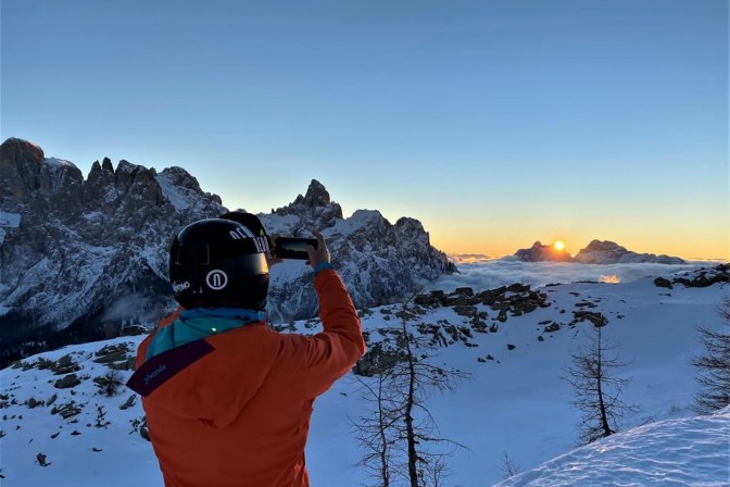 Trentino Skisunrise, Fot. stradadeiformaggi.it (D.Tavernaro) Trentino Skisunrise, Fot. stradadeiformaggi.it (D.Tavernaro)