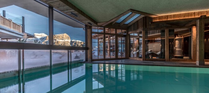 Strefa wellness w schronisku Salei, Trentino Strefa wellness w schronisku Salei, Trentino