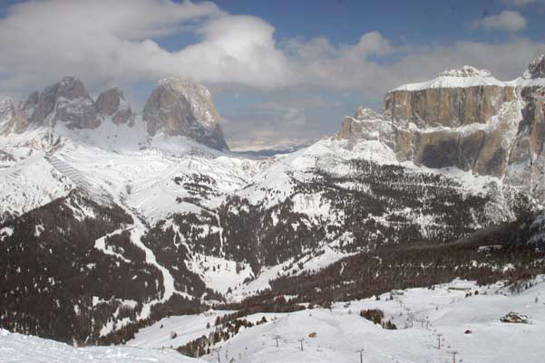 Val di Fassa fot. Jacek Ciszak- wśród legendarnych szczytów