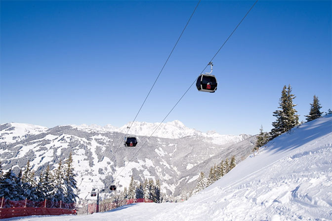 Nowa gondola Alba - Ciampac fot. Doppelmayr Nowa gondola Alba - Ciampac fot. Doppelmayr