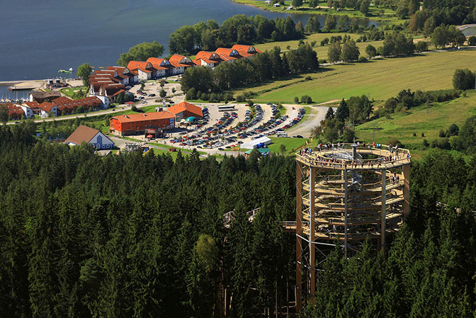 Lipno trasa w koronach drzew Lipno trasa w koronach drzew