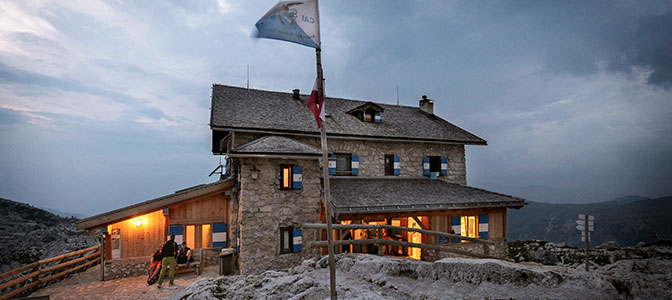 Let’s Dolomites - góry w całkiem nowej odsłonie - Rifugio tuckett
