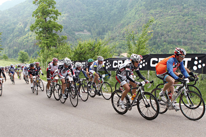 Marcialonga - rowerowy wyścig w scenerii Dolomitów