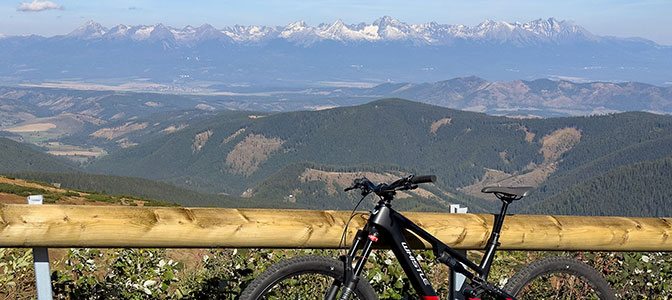 Kráľova hoľa na rowerze: z Šumiaca na 1940 m n.p.m.
