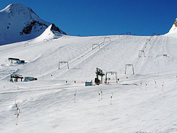 Lodowiec Kitzsteinhorn Lodowiec Kitzsteinhorn