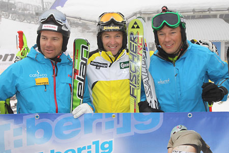 Christian Mayer, Hans Kanuss, Fritz Strobl fot. J.Ciszak/skionline.pl